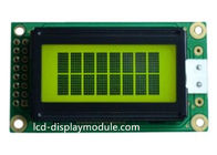أصفر أخضر نقطة مصفوفة شاشة LCD وحدة 8x2 شخصية 4bit 8bit MPU