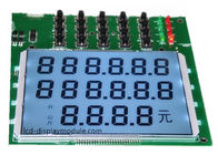 شاشة عرض LCD إيجابية ، لوحة PIN الموصل HTN أحادية اللون LCD