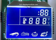 الخلفية الزرقاء HTN LCD العرض ، 7 شريحة شاشة LCD مطبخ العرض