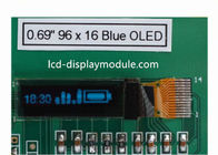 شاشة عرض OLED شفافة 0.69 بوصة 96x16 دعم I2c SSD1306 I2C واجهة