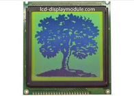 62.69 * 62.69 ملم عرض LCD وحدة العرض STN مع الأخضر الأصفر الخلفية 5.0V