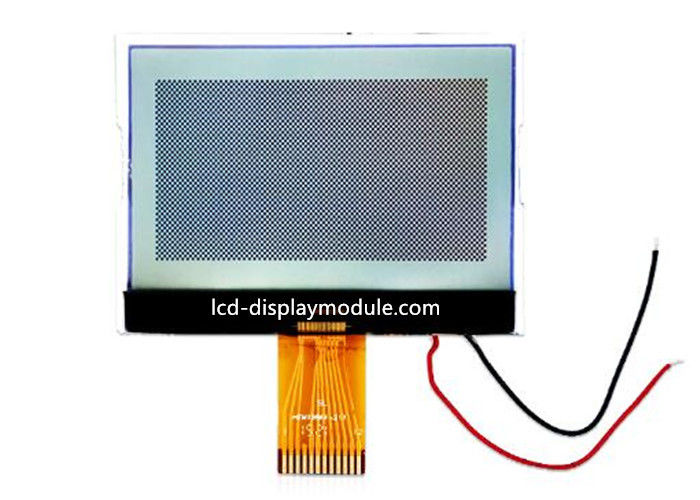 أحادية اللون وحدة الرسم LCD مخصص ، 128 × 64 3.3V الخلفية رقاقة على شاشة LCD الزجاج