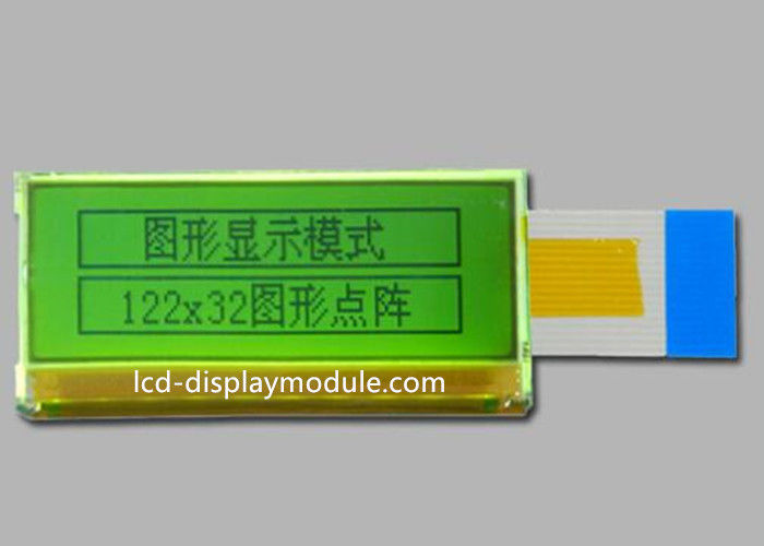 54.8mm * 19.1mm عرض LCD مخصص وحدة 122 × 32 عرض رسم إيجابي