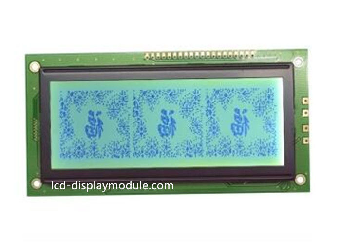 192 × 64 5V LCD عرض الرسوم البيانية ، STN أصفر أخضر Transmissive البوليفيين وحدة LCD